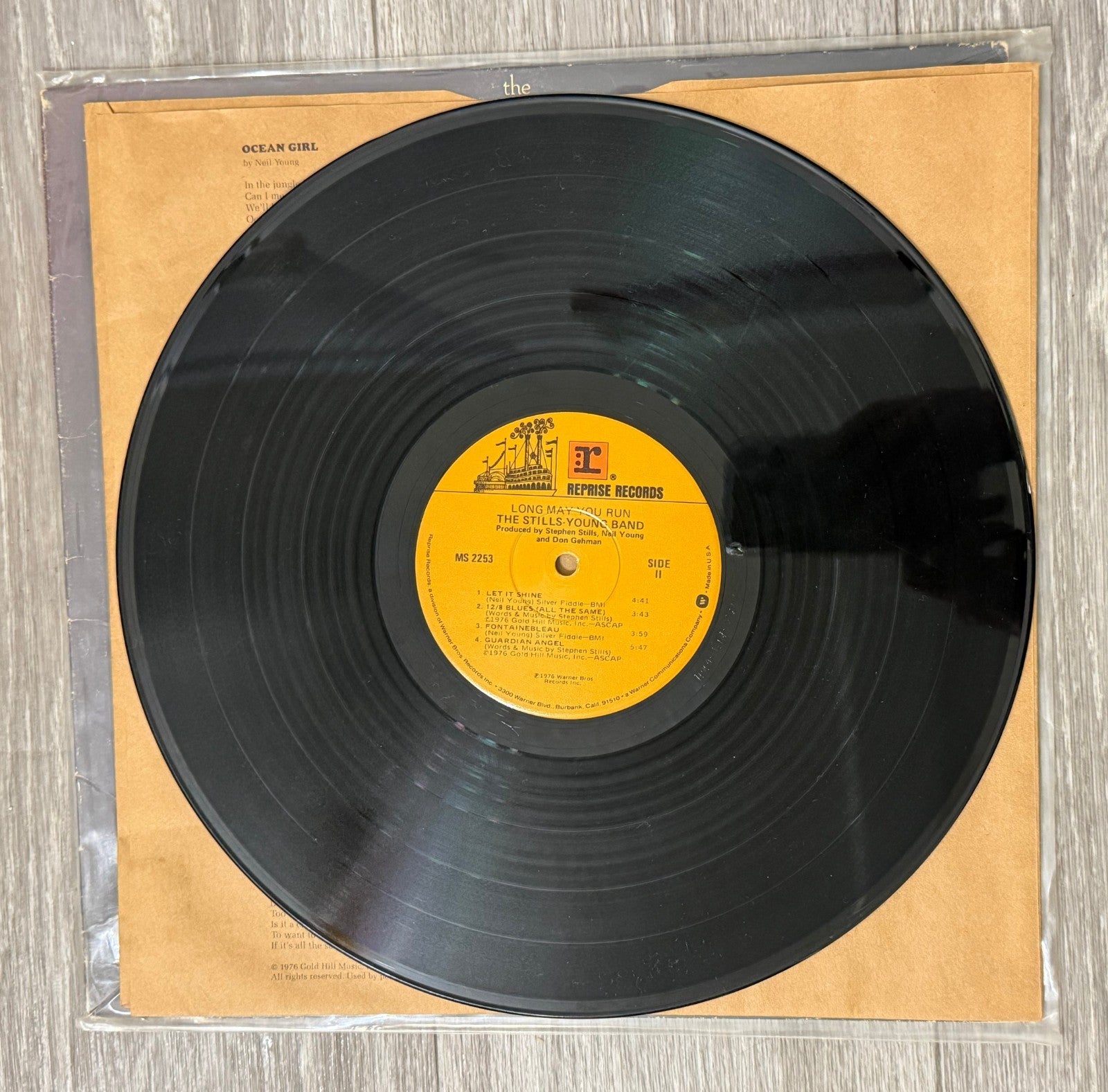 The Stills-Young Band - Long May You Run LP Vinyl Record Album MS2253 G+