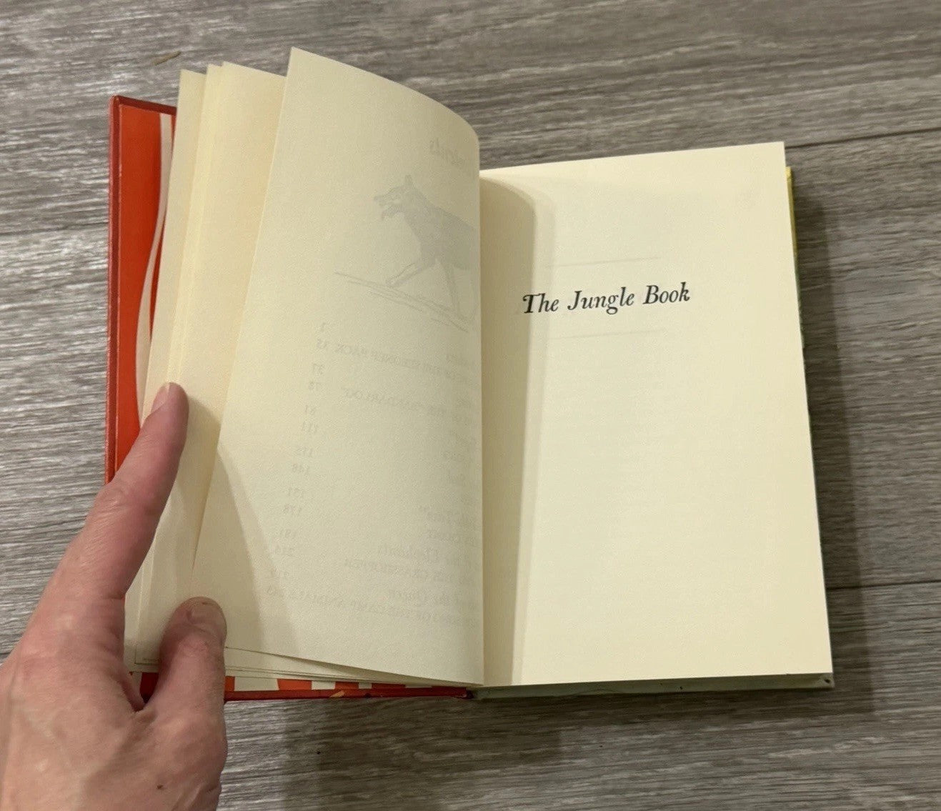 1965 Rudyard Kipling The Jungle Book Hardback Book