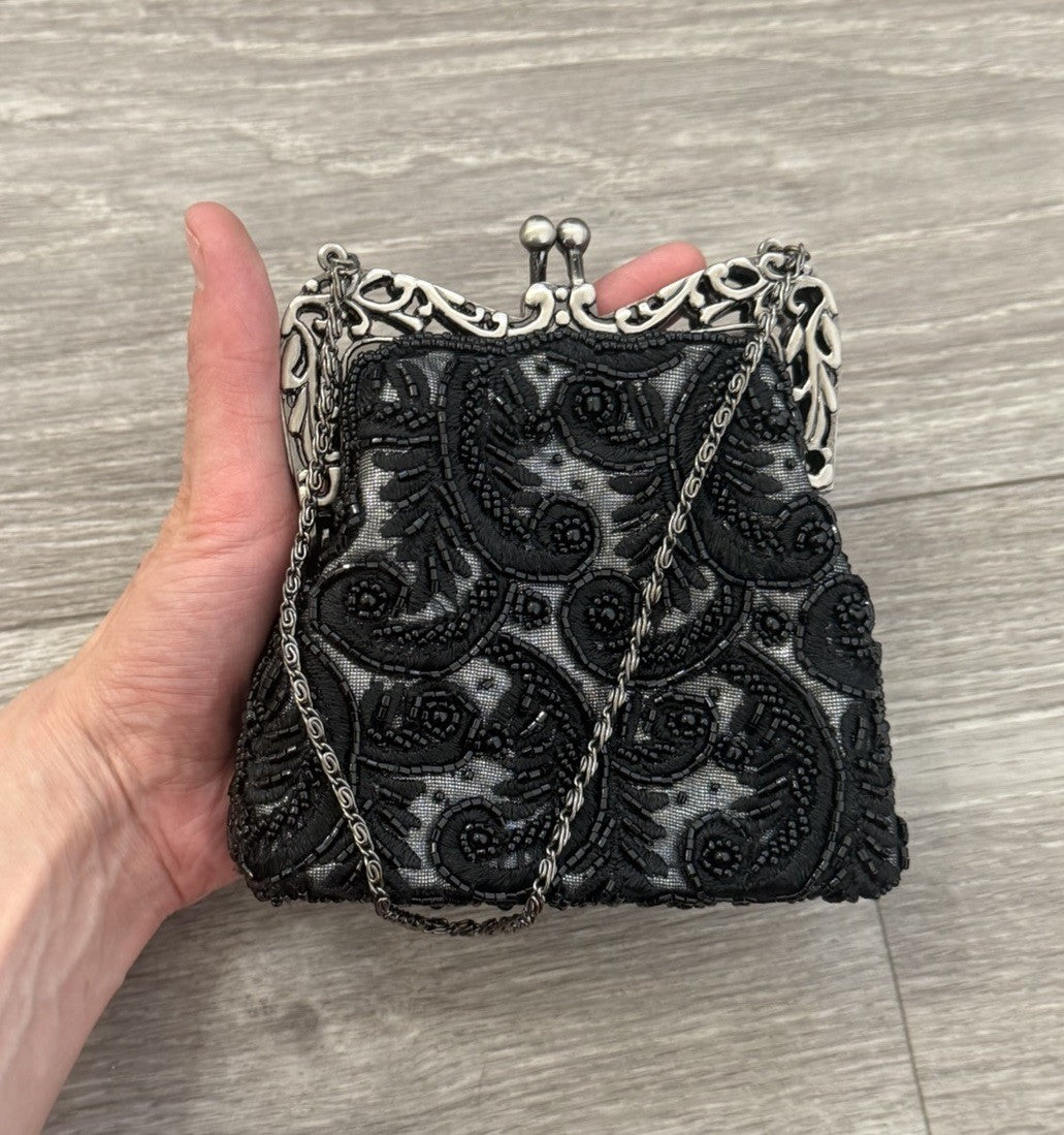 Womens Vtg Style Beaded Sequin Evening Handbag Prom /Homecoming /Wedding Clutch