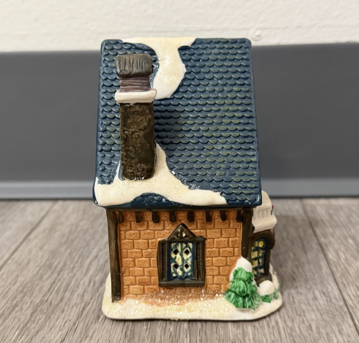 4.5" Tall Ceramic Christmas Village Coffee Shop