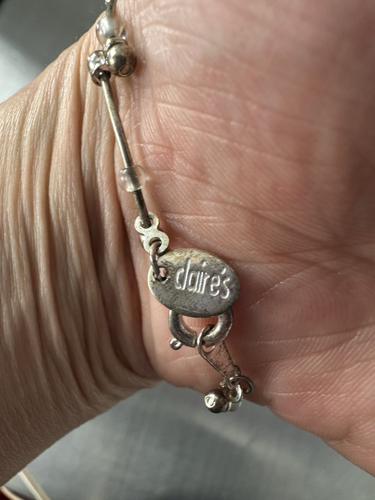 Vintage Clair’s Silver Dainty Bracelet 90s Retro