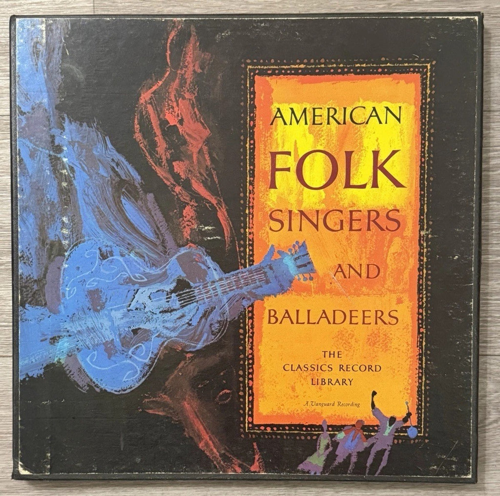 AMERICAN FOLK SINGERS & BALLADEERS Vanguard SRL-5644 3-Lp Box Set one Missing LP