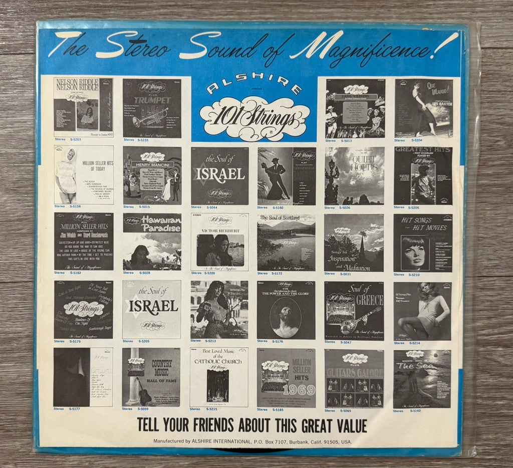 101 Strings Play Hits Written By The Beatles LP Vinyl Record Alshire S-5111