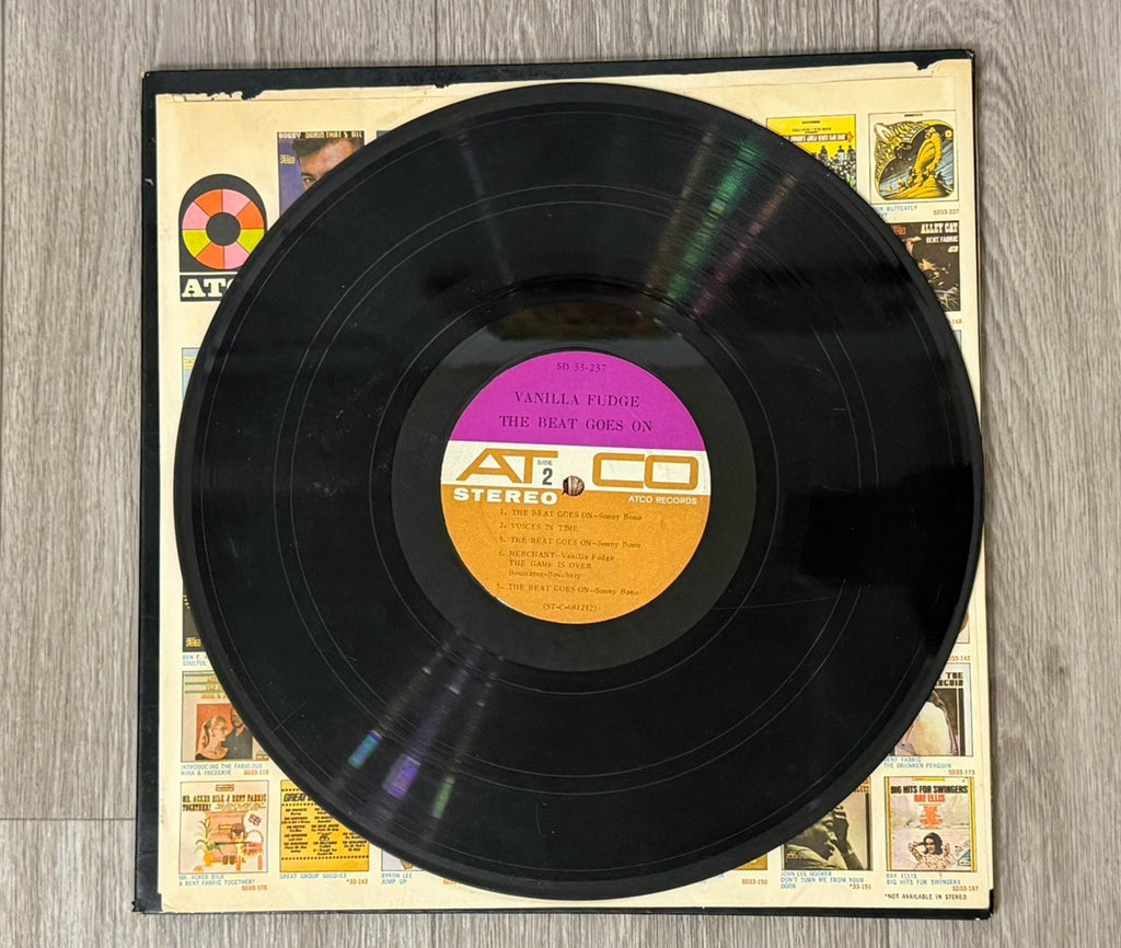 Vanilla Fudge The Beat Goes On ATCO SD 33‑237 LP 68’ VG Vinyl/ G+ Jacket & Inlay