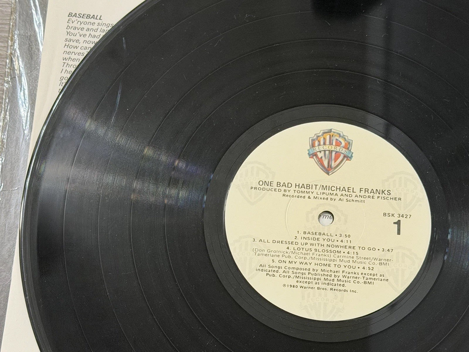 Michael Franks One Bad Habit Vinyl BSK-3427