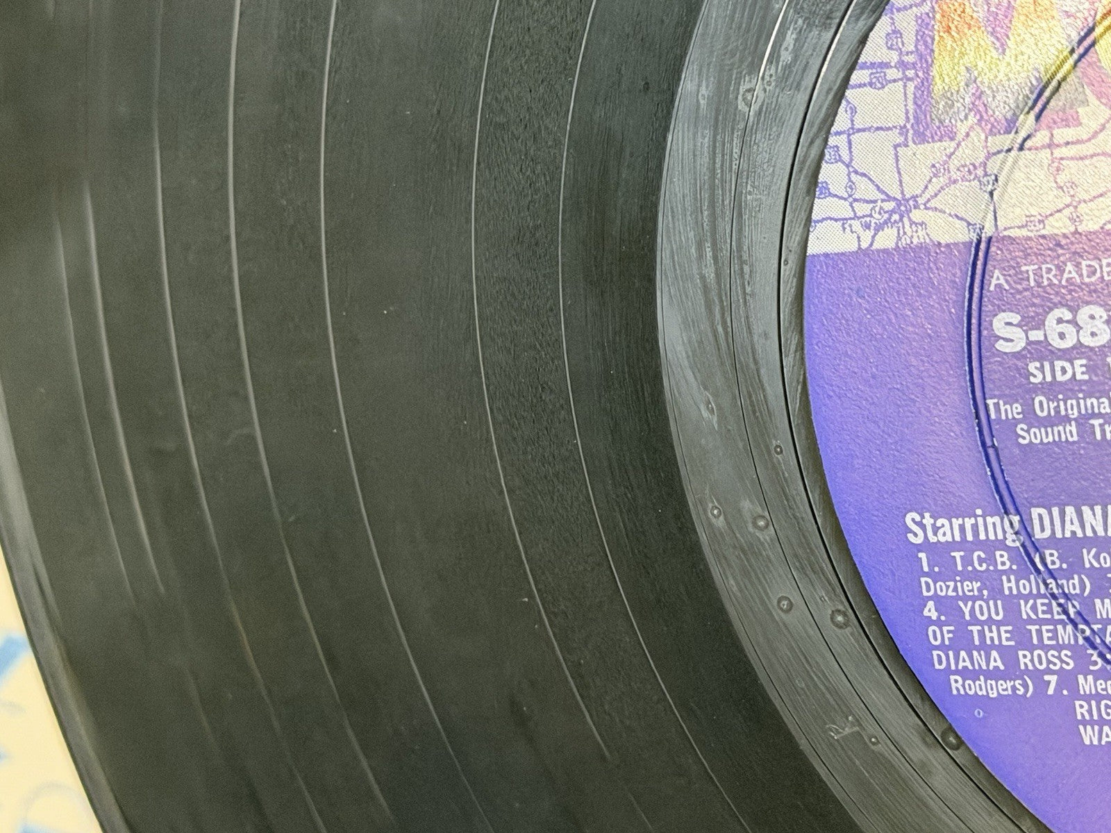 The original sound track from TCB Motown - Diana Ross & The Temptations VG/VG
