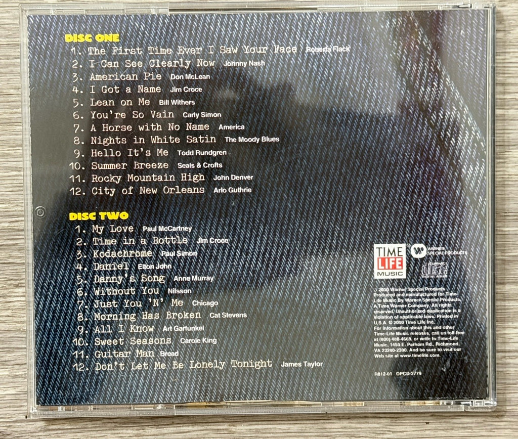 Singers And Songwriters 1972 1973 (CD, 2000) Time Life VG