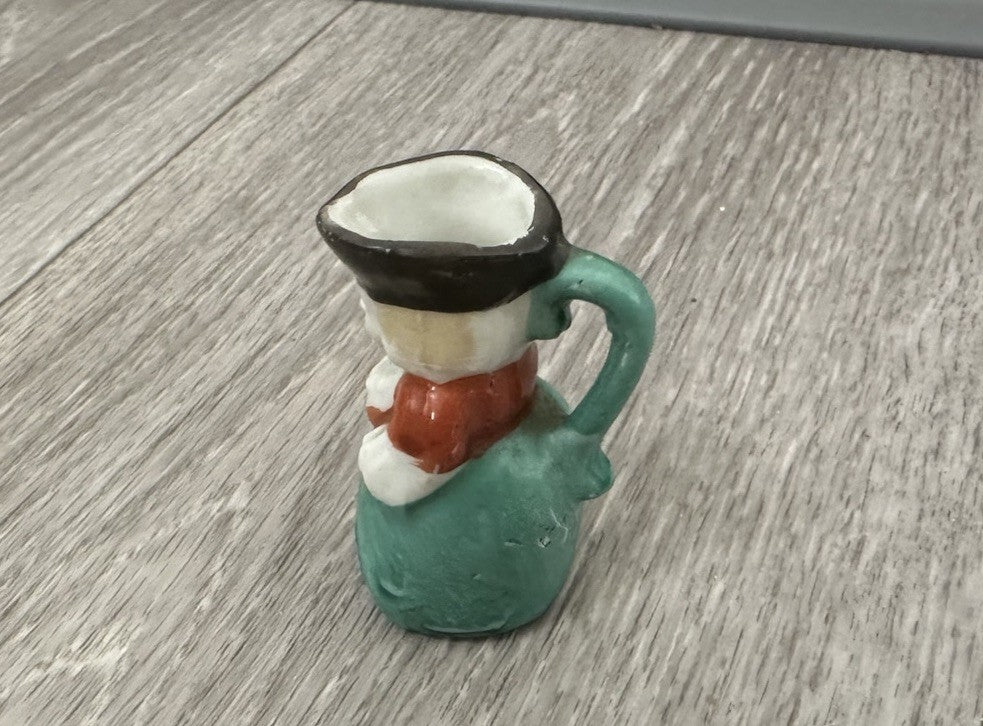Vtg Miniature Figurine - Marked JAPAN - Mid Century Charm - Pitcher Creamer