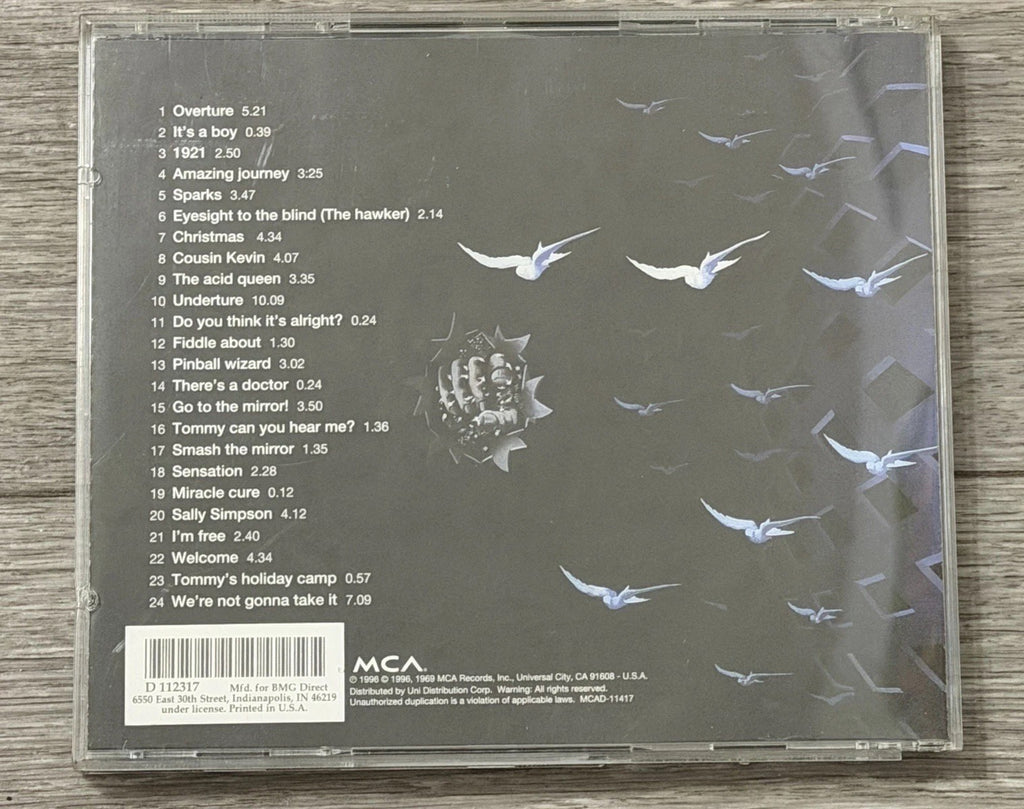 THE WHO - Tommy (Expanded Remaster CD/1996 MCA Record MCAD-11417) 24 Tracks