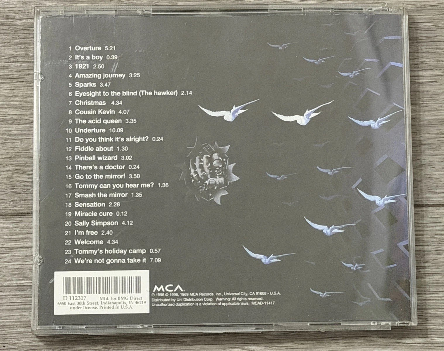 THE WHO - Tommy (Expanded Remaster CD/1996 MCA Record MCAD-11417) 24 Tracks
