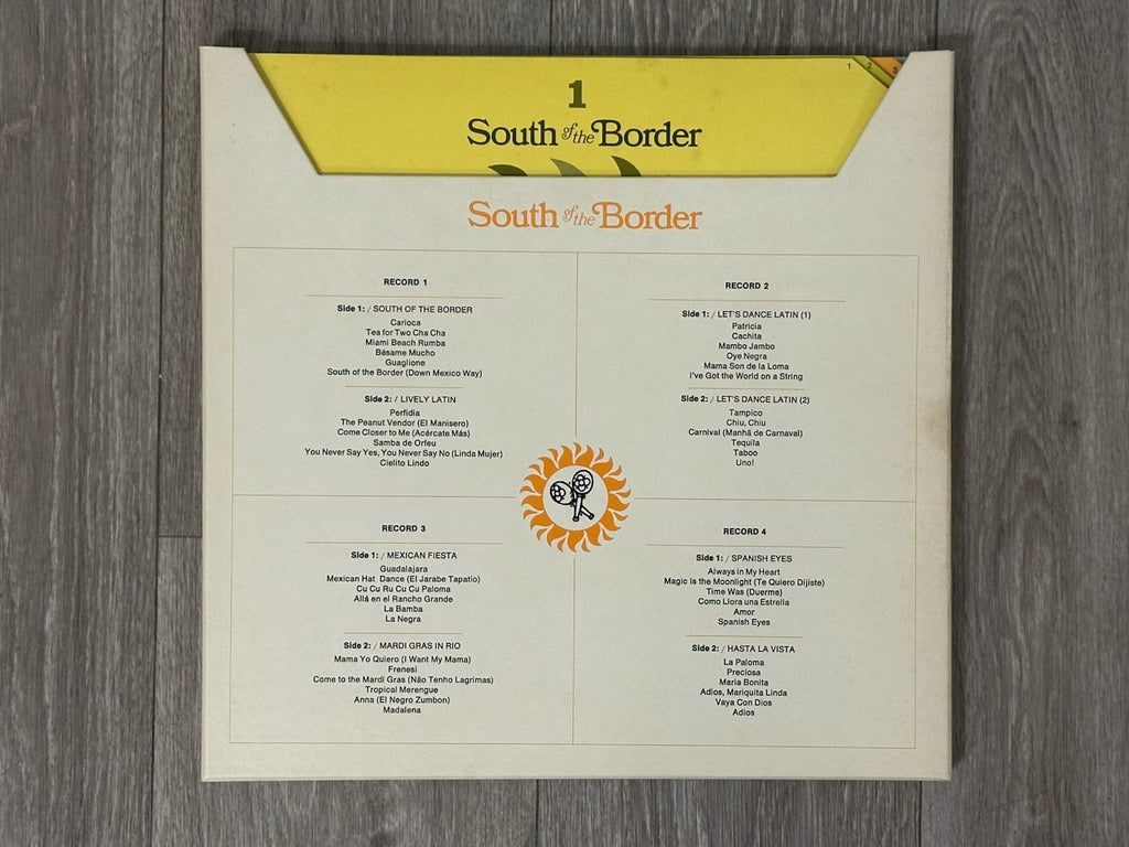 South Of The Border LP Box Set 48 Latin Favorites Reader's Digest 1968 VG+/VG RC