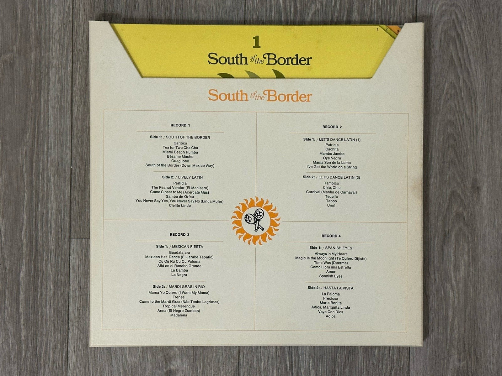 South Of The Border LP Box Set 48 Latin Favorites Reader's Digest 1968 VG+/VG RC