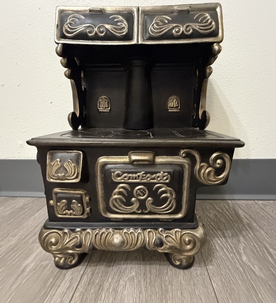 Vintage Arnel's Ceramic "Comfort" Stove – 14" Tall Mid-Century Pottery Decor