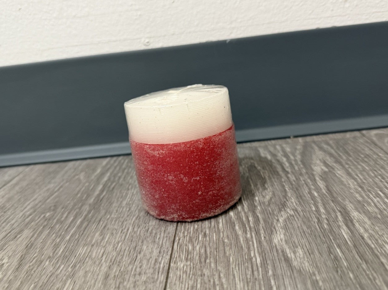 Luminessence Household Emergency Box Of Candles (incomplete) & Red/White Candle