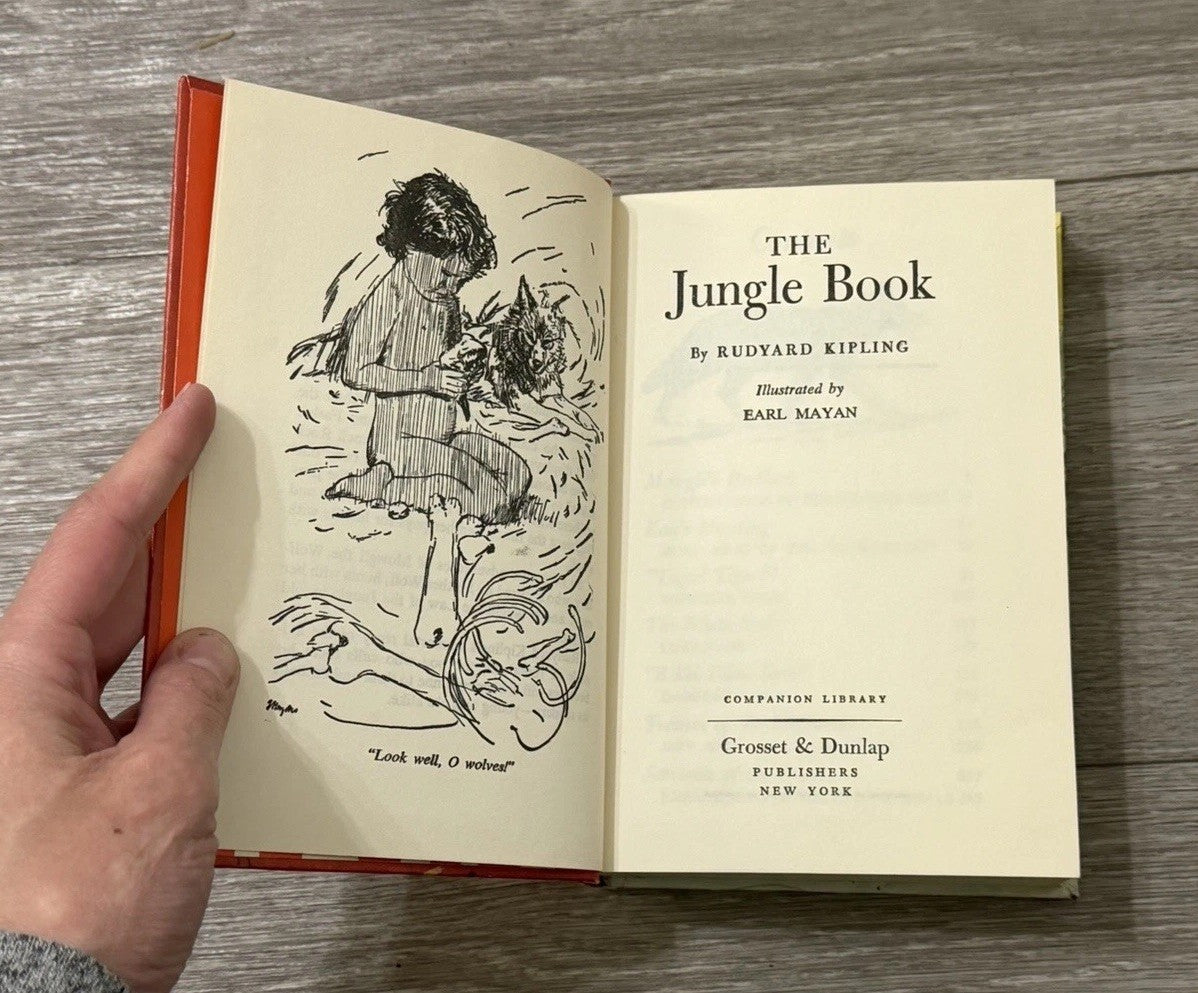 1965 Rudyard Kipling The Jungle Book Hardback Book
