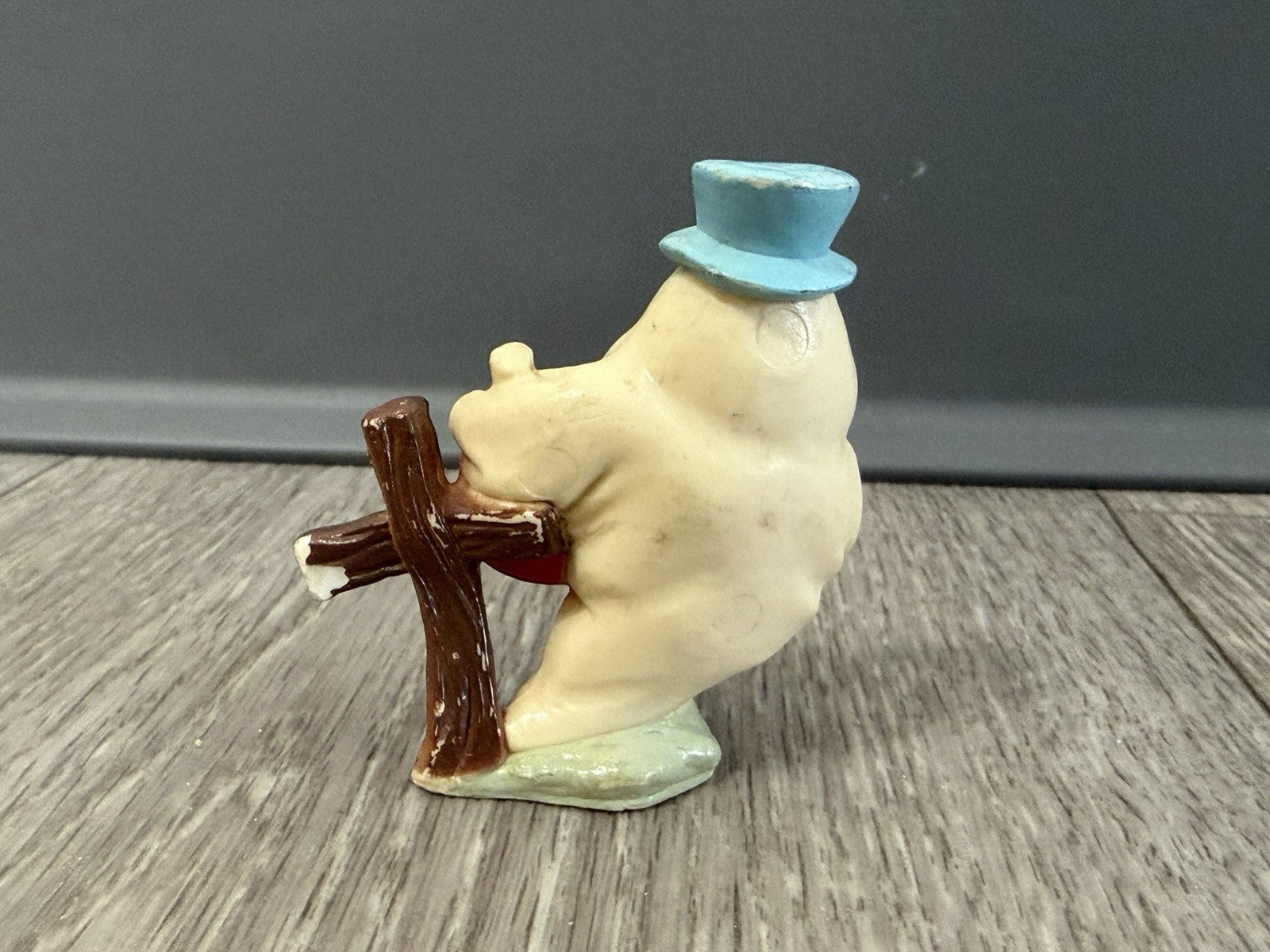 VINTAGE Ghost With Jack O’Lantern Figurine Halloween Plastic