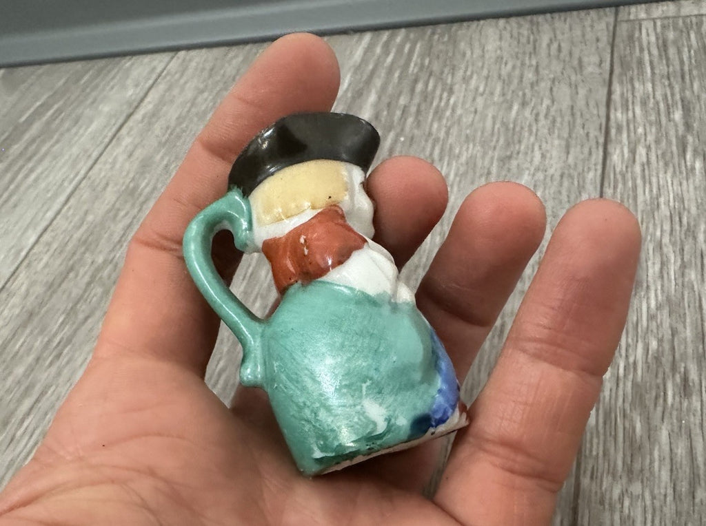Vtg Miniature Figurine - Marked JAPAN - Mid Century Charm - Pitcher Creamer