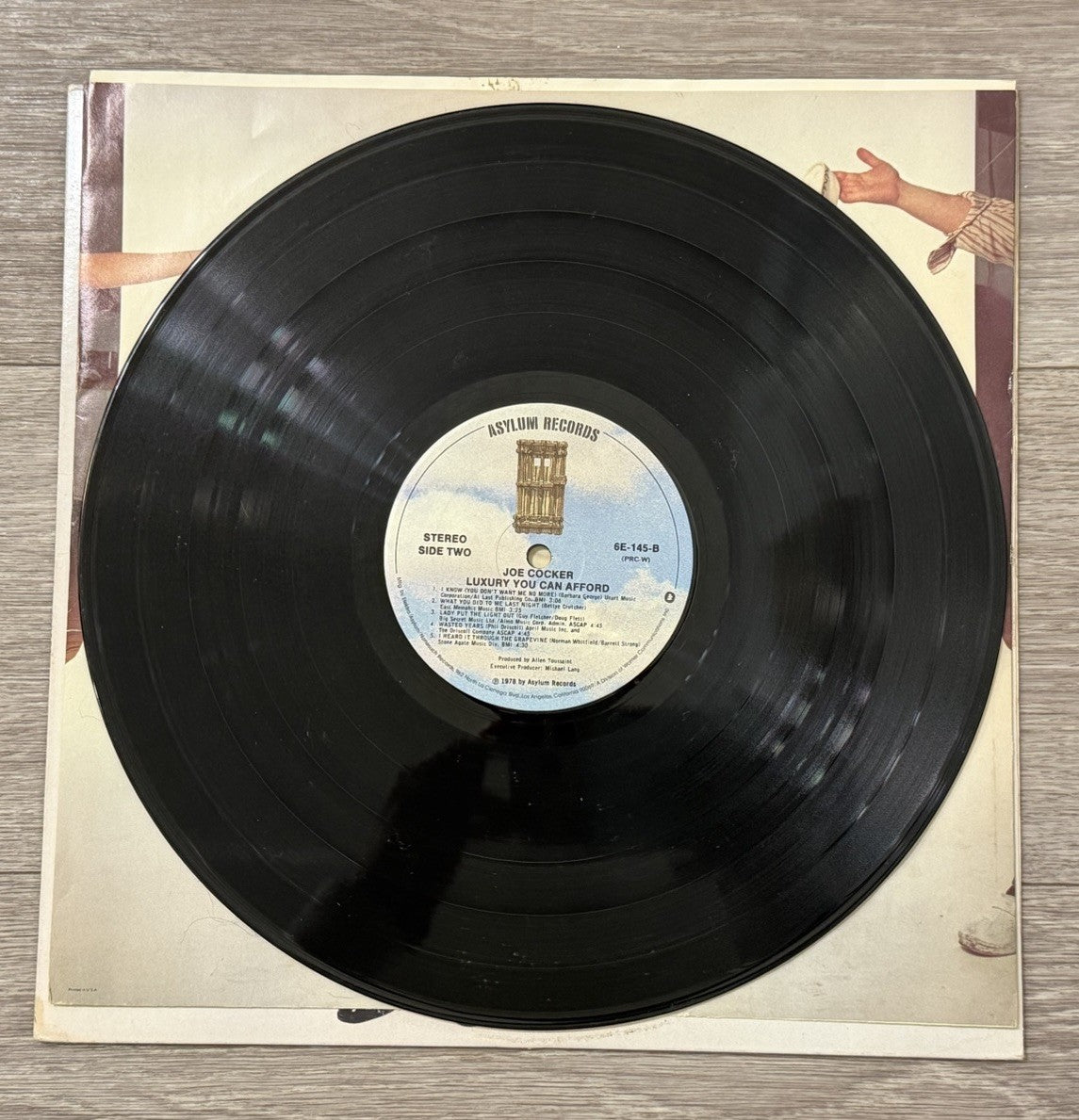 Joe Cocker - Luxury You Can Afford - Vinyl LP - 6E-145-B SP - Stained Cover