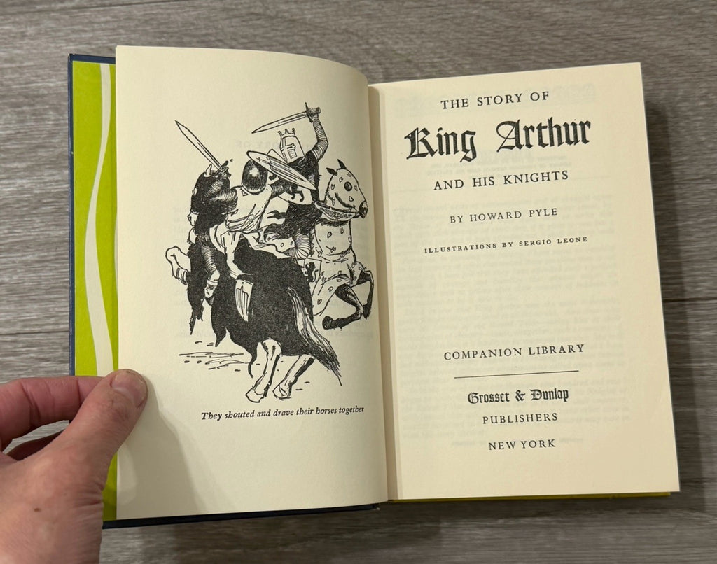 1965 Companion Library Adventures Of Pinocchio And The Story Of King Arthur &...