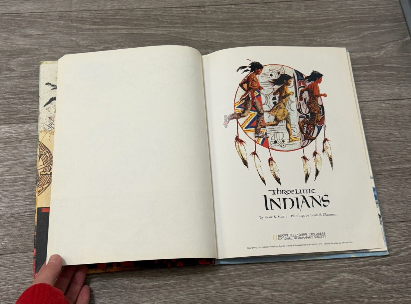 Three Little Indians by Gene S. Stuart (1974, hardcover) National Geographic Soc