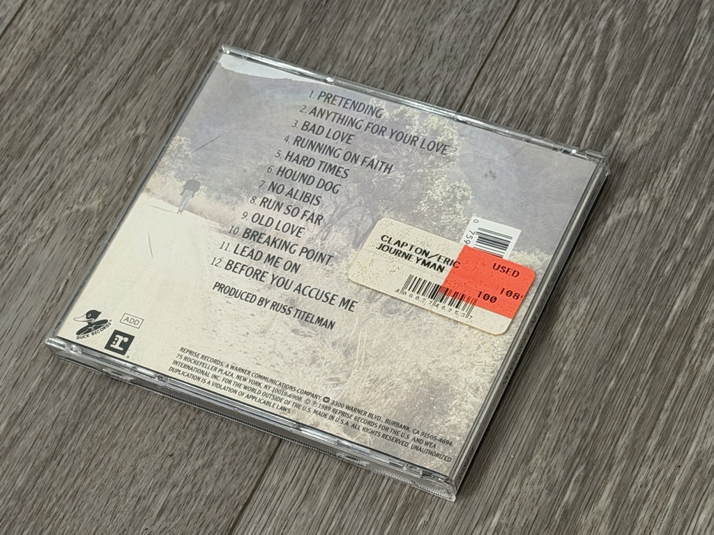 Vintage Eric Clapton Journeyman 1989 CD - VG+ Cracked Case 9 26074-2 Reprise