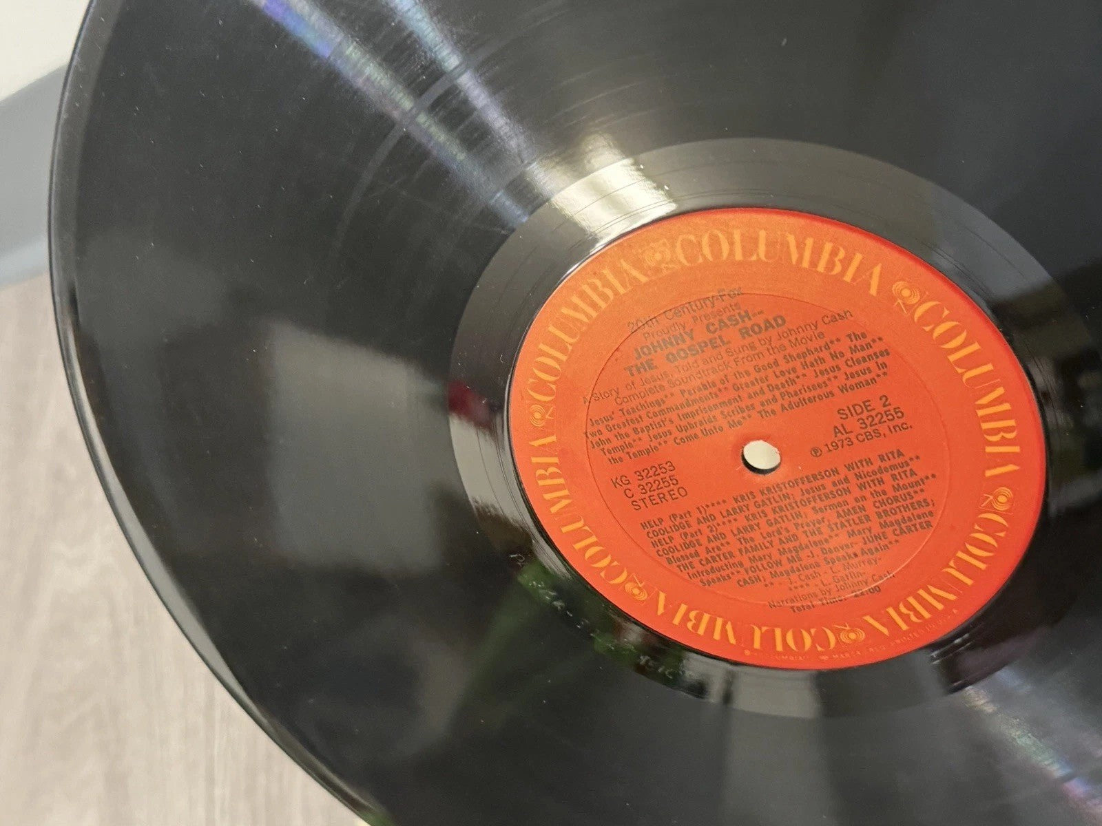 Johnny Cash "Gospel Road" Vinyl 2XLP USA 1973