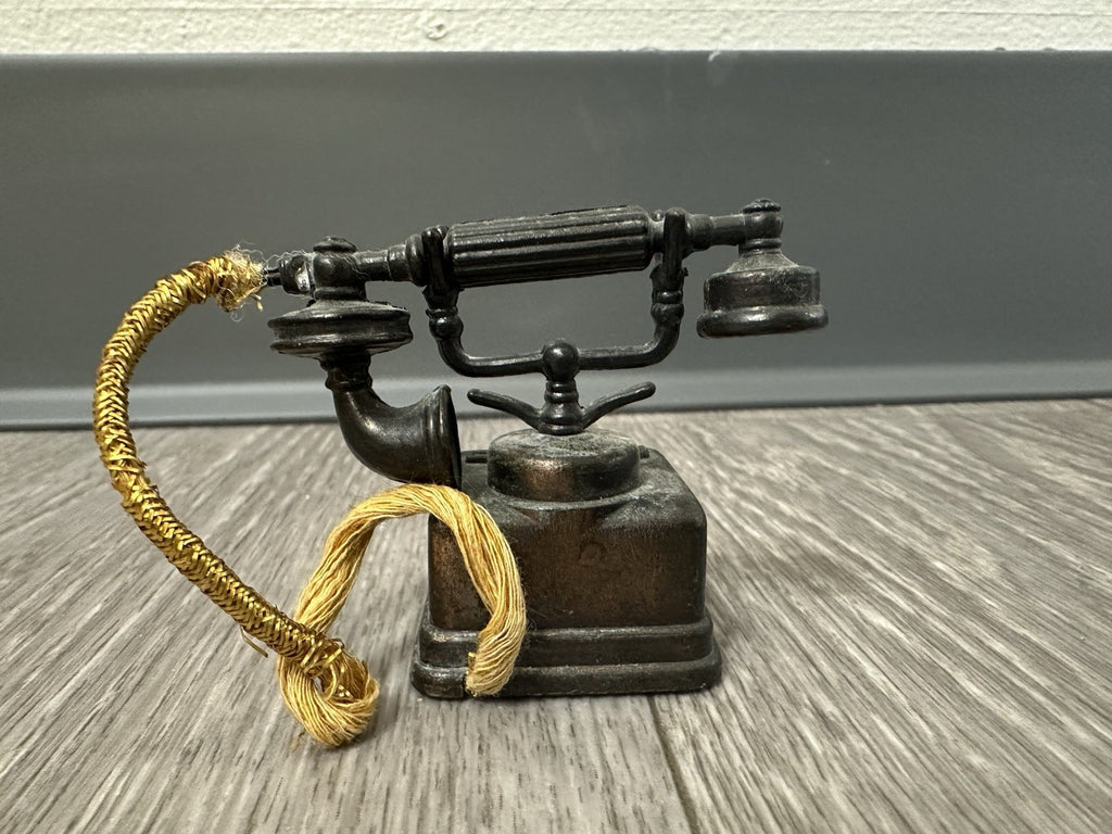 Durham Industries Metal Miniature Rotary Phone No. 5404