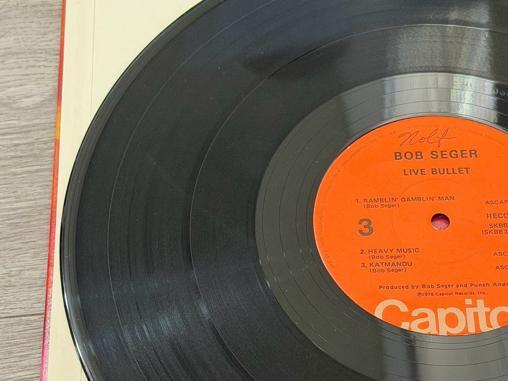 Bob Seger And The Silver Bullet Band Live Bullet 1976 Vinyl 2 LP Record Album
