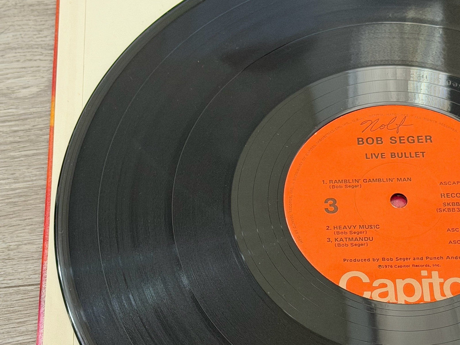 Bob Seger And The Silver Bullet Band Live Bullet 1976 Vinyl 2 LP Record Album