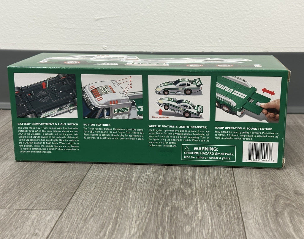 2016 Hess Holiday Toy Truck – Factory Sealed in Box, Unopened Collectible