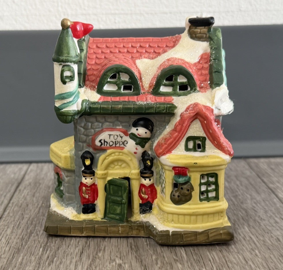2004 Village Christmas Toy Shoppe Decoration BROKEN see Pictures For Details