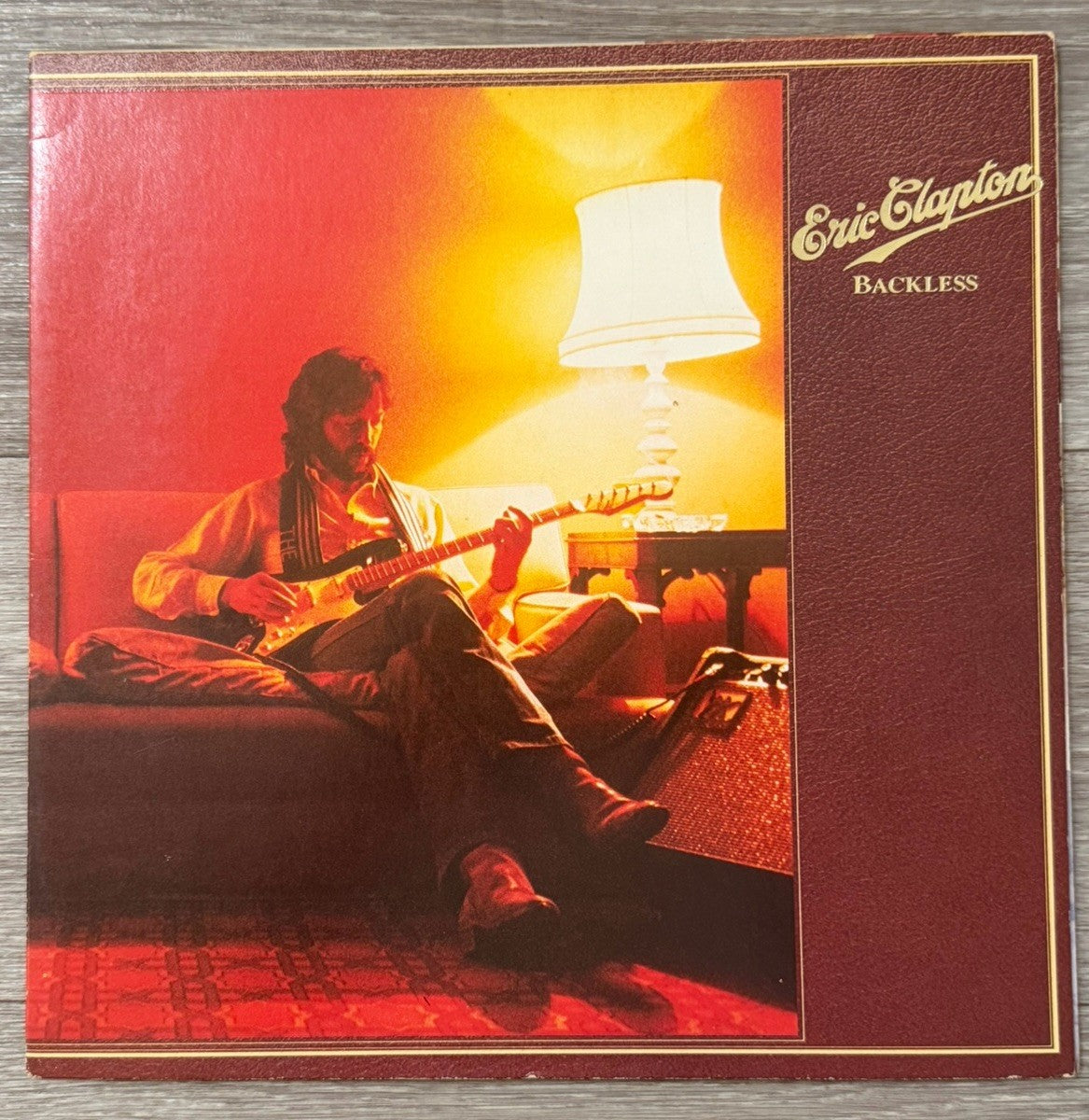 ERIC CLAPTON Backless Rare RSO Press LP Record Vinyl embossed gatefold 1978