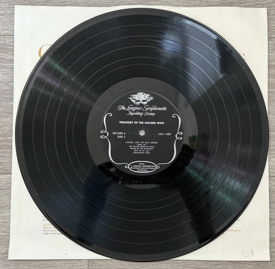 Treasury of the Golden West - Longines Multi-LP Box 6 Record Set - VG+