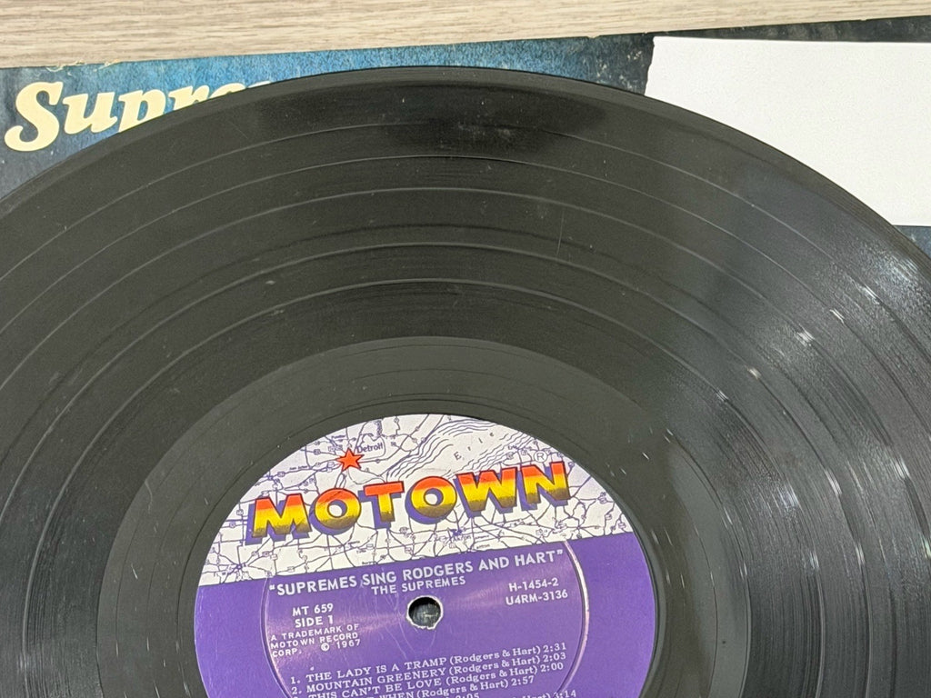 The Supremes Sing Rodgers & Hart.  Motown MT 659 LP Vinyl  1967 VG+