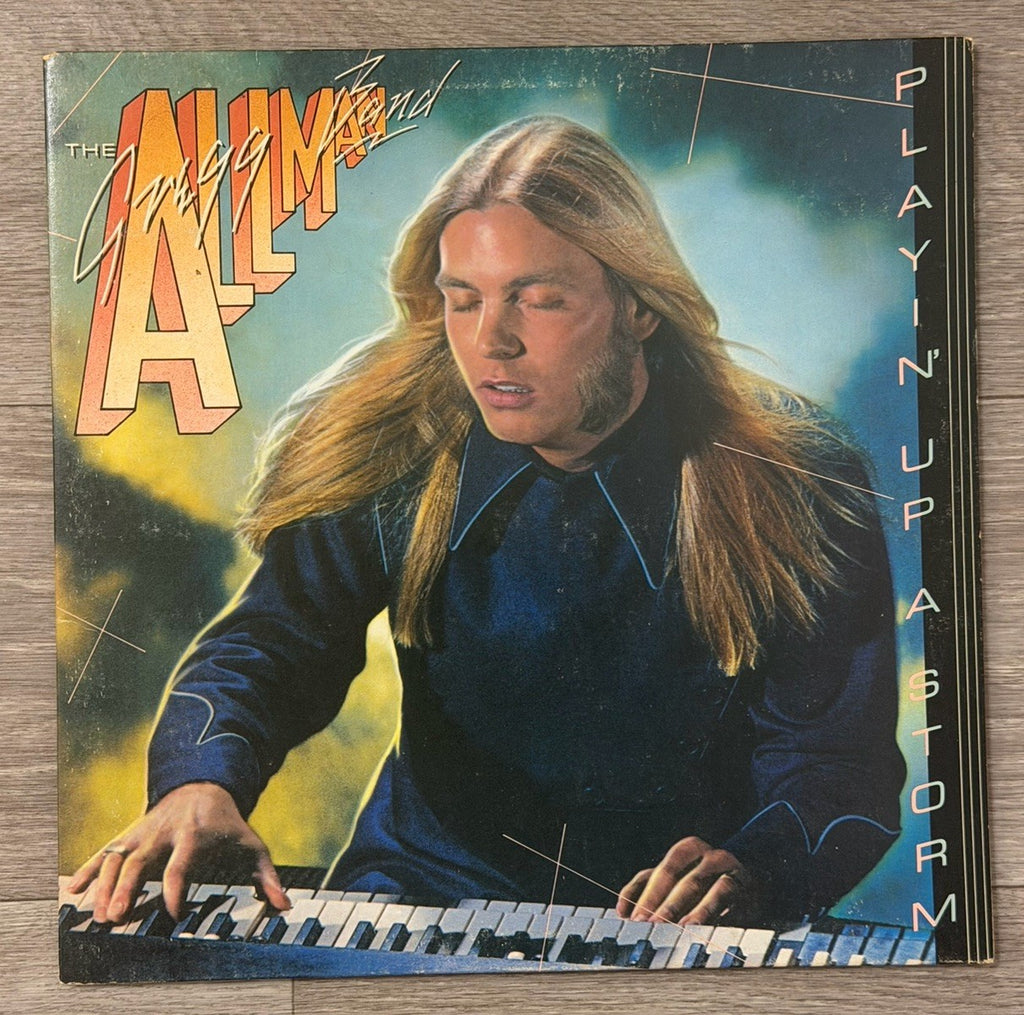 The Gregg Allman Band-Playin' Up A Storm-1977 CP 0181 (Winchester) Vinyl Record 