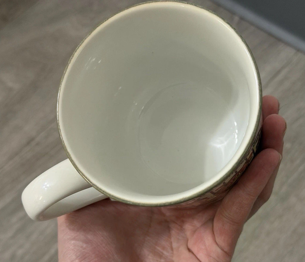 International Tableworks Coffee Mug Stoneware “Enjoy The Gardening Season” VNTG