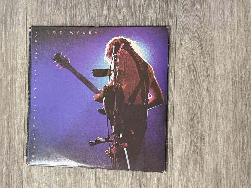 Joe Walsh Vinyl LP Recorded Live You Can't Argue With a Sick Mind ABCD‑932 VG