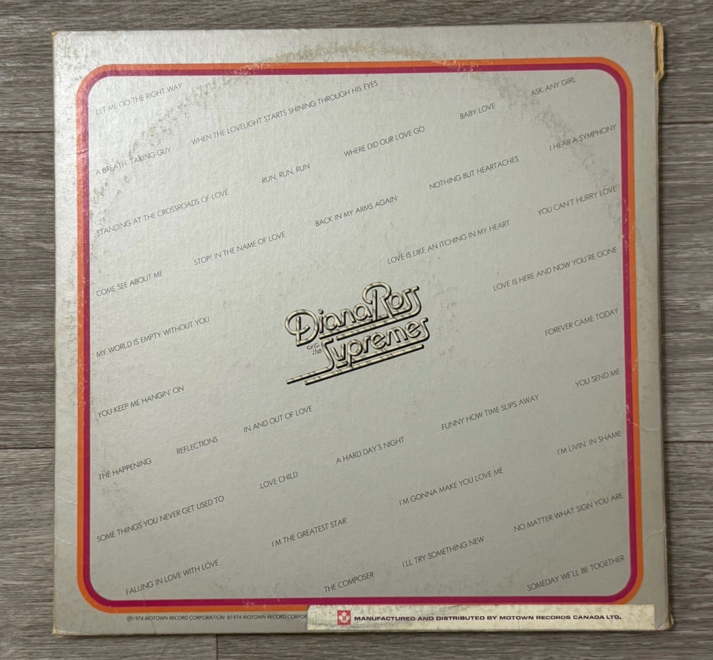 DIANA ROSS AND THE SUPREMES - Anthology (Motown M9 794A3 1974) 3 LP set vinyl