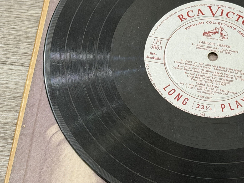 Fabulous Frankie ~ Frank Sinatra LPT3063 RCA  33 Record