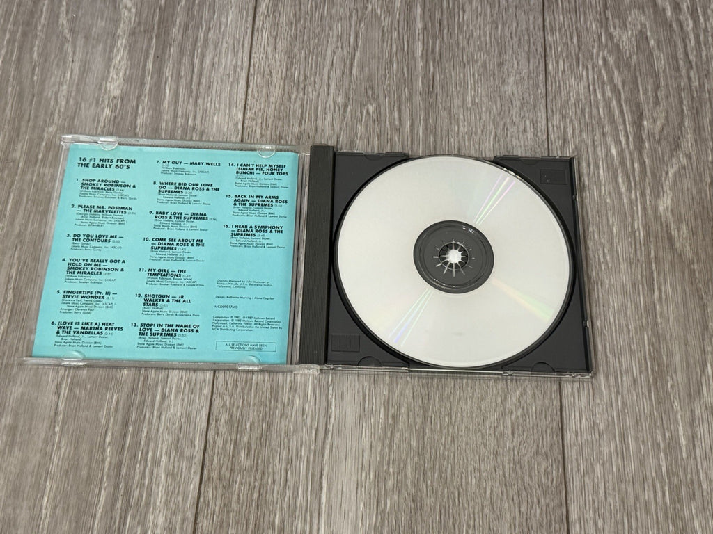 16 #1 HITS FROM THE EARLY 60's Supremes Temptations CD Cracked Case