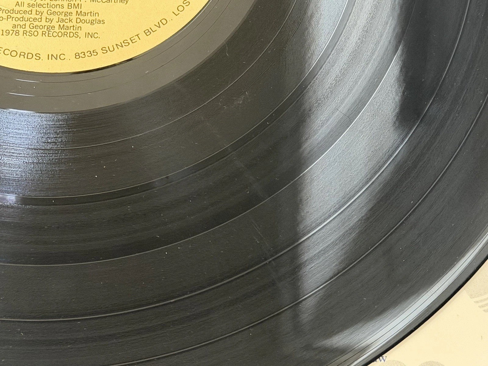 Vinyl Record LP Movie Soundtrack Bee Gees Sgt. Pepper's Lonely Hearts Club Used