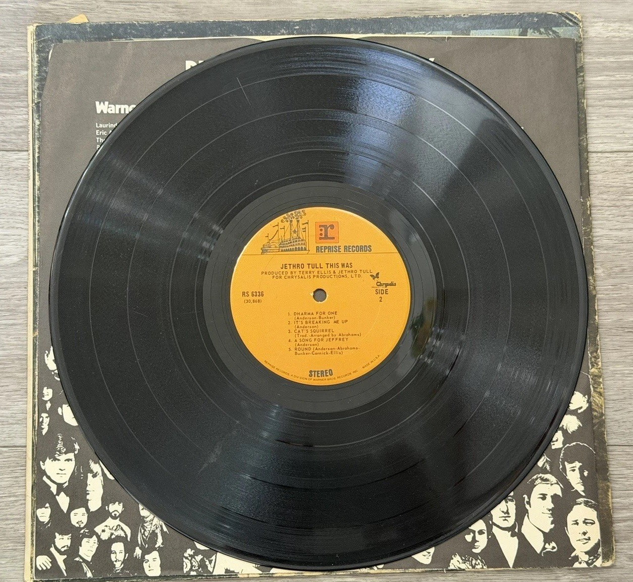 Jethro Tull This Was￼Vinyl VG+/Vg Reprise Records Ultrasonic Cleaned