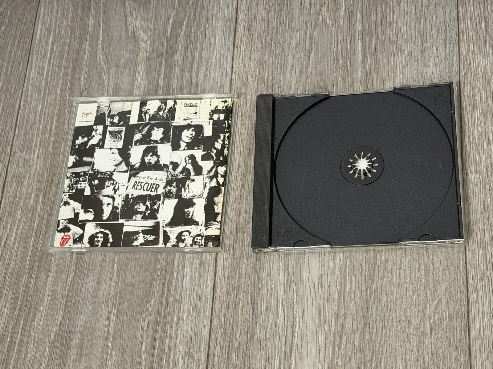 The Rolling Stones Exile On Main Street CD Cracked Case