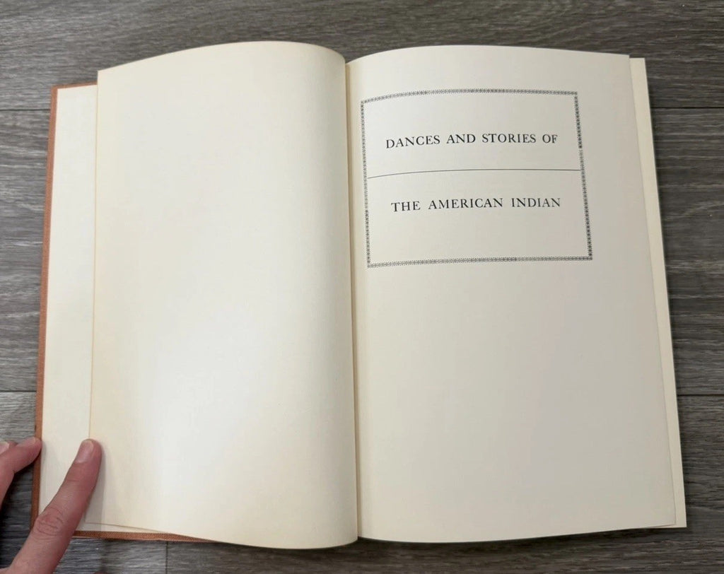 Dances & Stories Of The American Indian HC 1944 By Bernard Mason