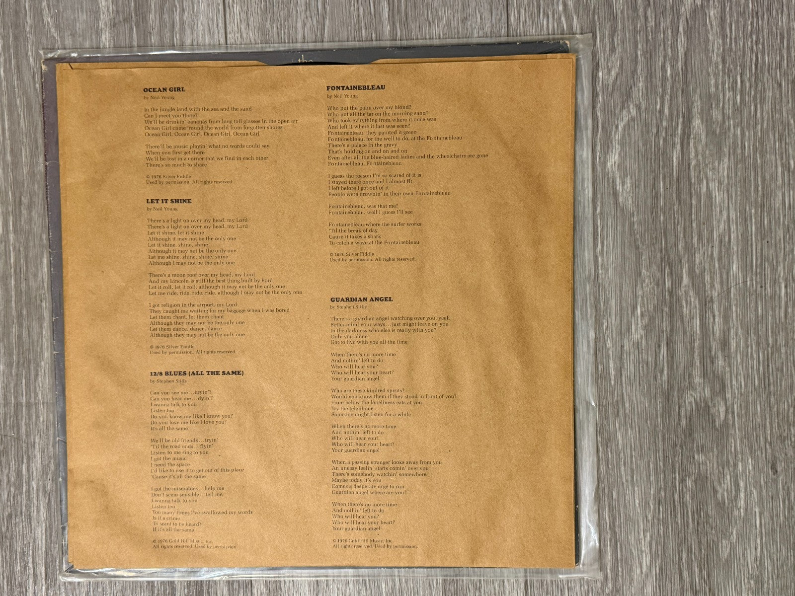The Stills-Young Band - Long May You Run LP Vinyl Record Album MS2253 G+