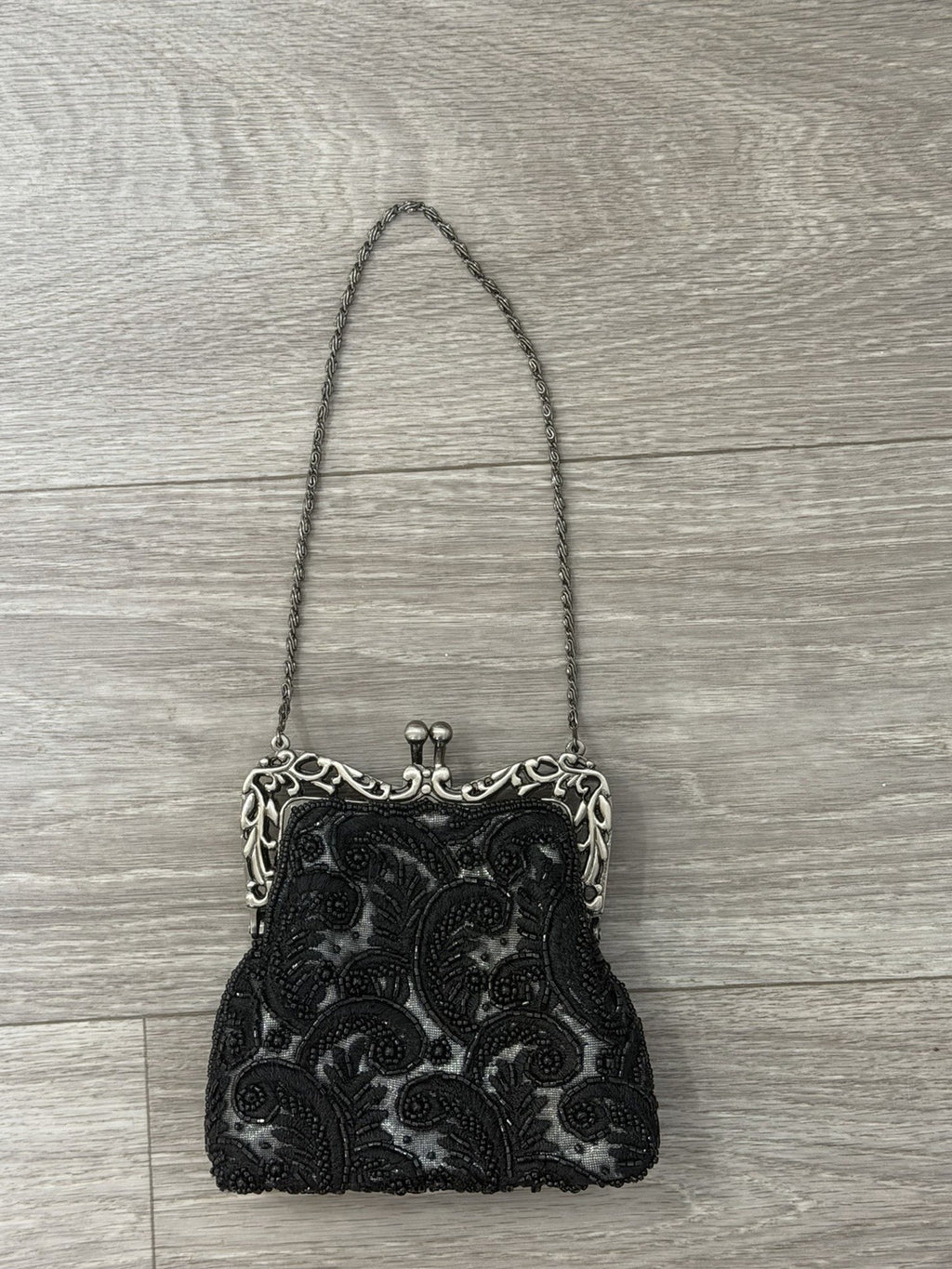 Womens Vtg Style Beaded Sequin Evening Handbag Prom /Homecoming /Wedding Clutch
