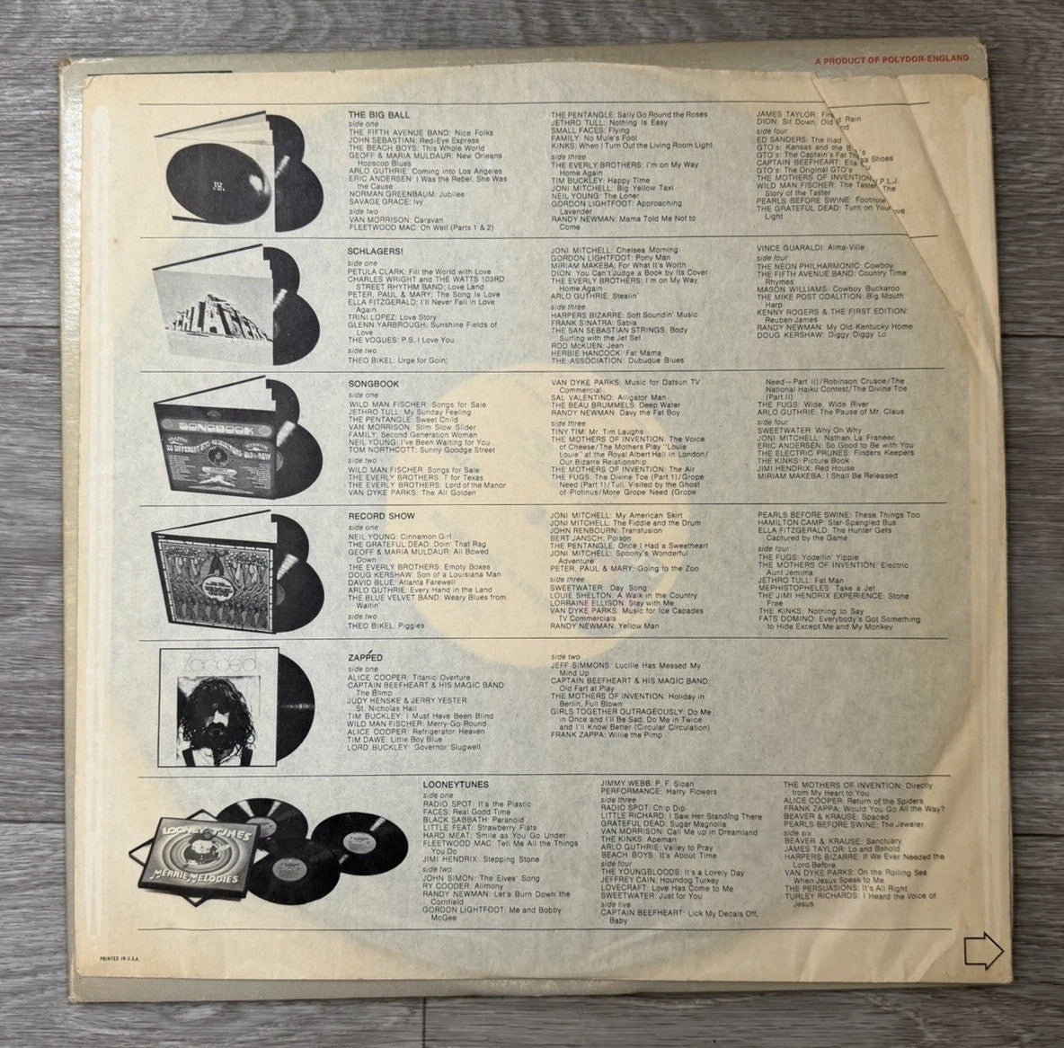ERIC CLAPTON History Of SD2803 Dbl LP Vinyl Record VG/G+
