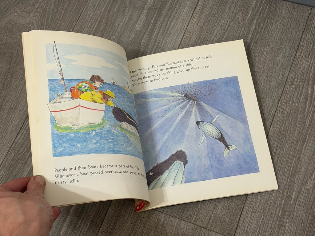 Ibis: A True Whale Story by Himmelman, John 0590428497 Paperback Book 1990 VTG