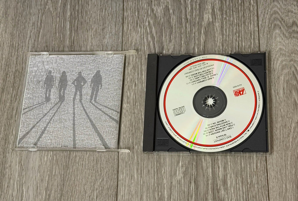 10 from 6 by Bad Company CD 1985 Atlantic Label A2 81625 Cracked Case