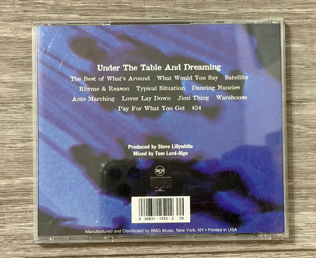 Under The Table And Dreaming By The Dave Matthews Band (1994) CD